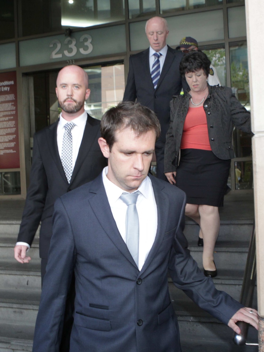 Jill Meagher's family leaves court