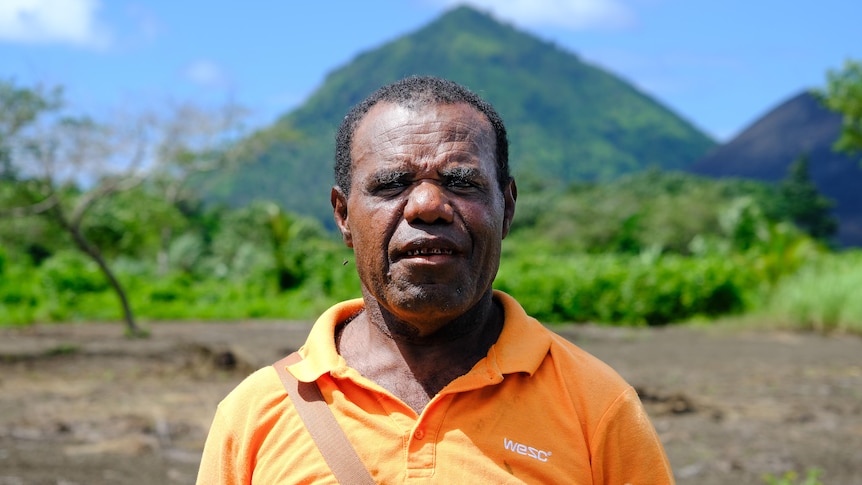Rabaul tour guide Albert Koni 
