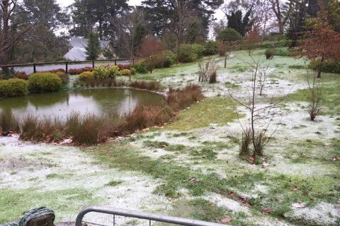 Snow near Mt Lofty