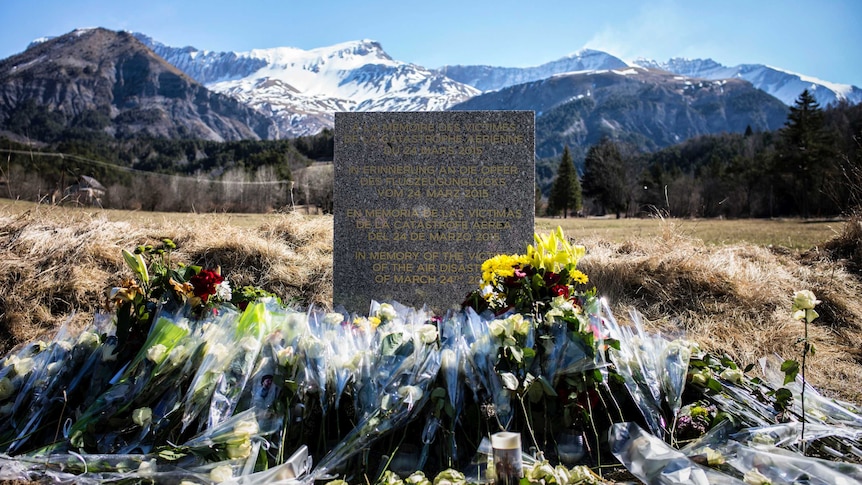 Stele for Germanwings victims
