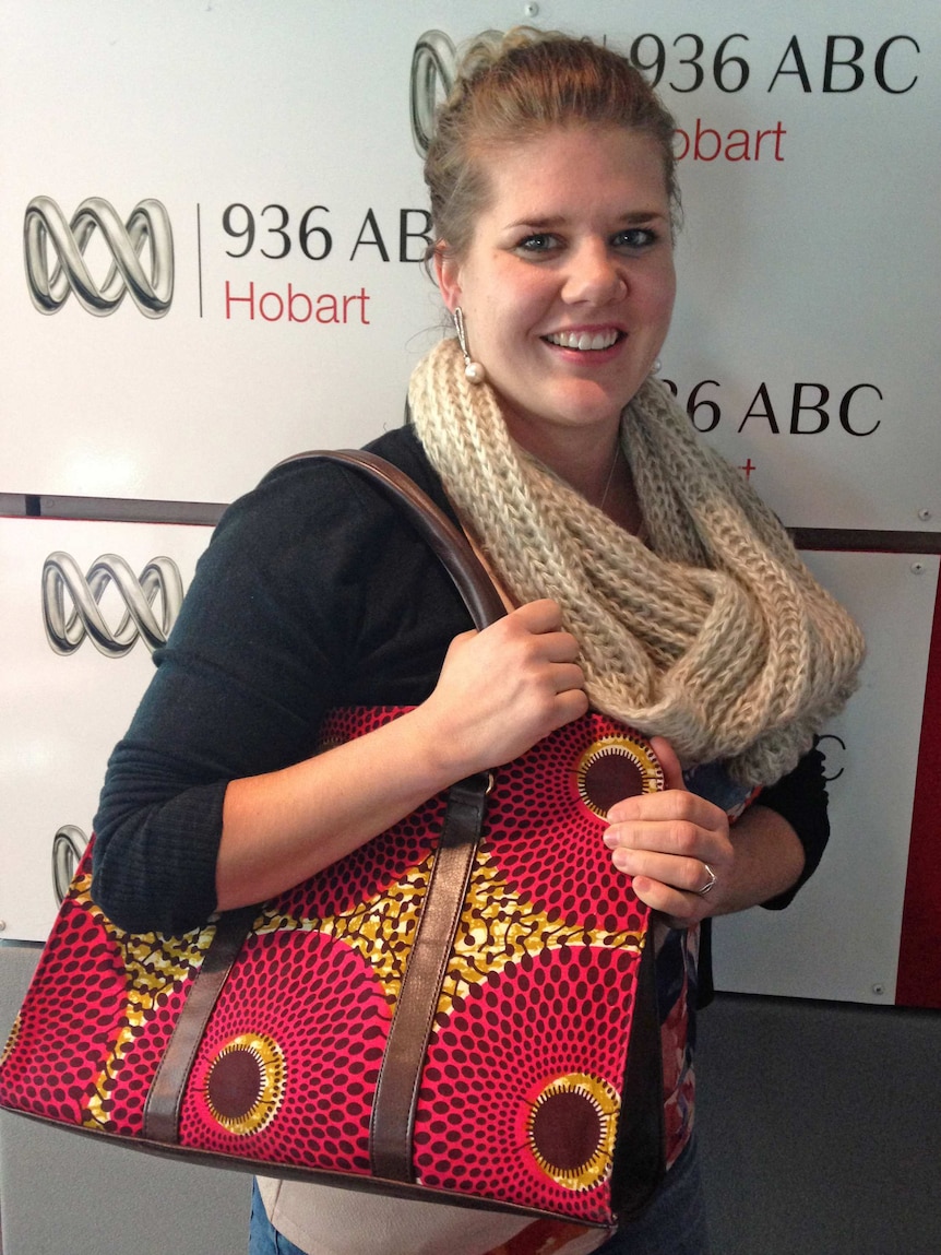 Carla Yahaya in the 936 ABC Hobart studio