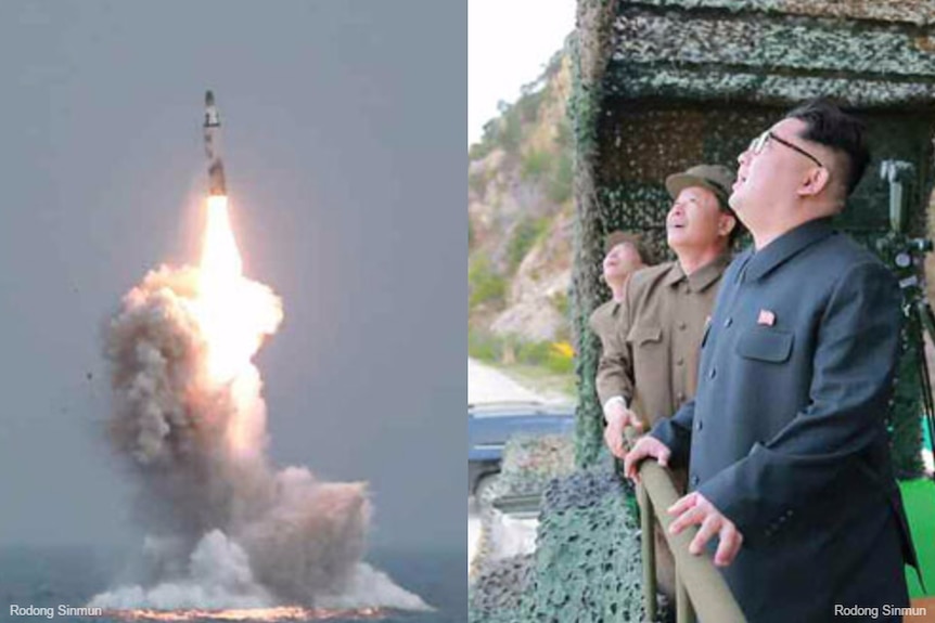 North Korea publishes photos of ballistic missile launch from a submarine