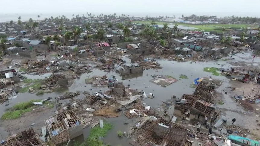 Aftermath of cyclone Idai in Beira