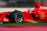 Kimi Raikkonen in final practice for the Australian Grand Prix