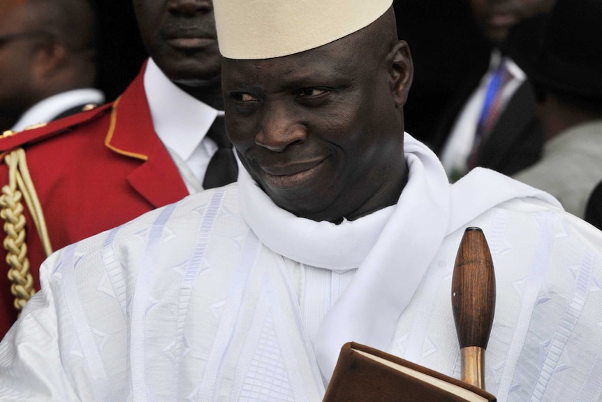 Gambian president Yahya Jammeh