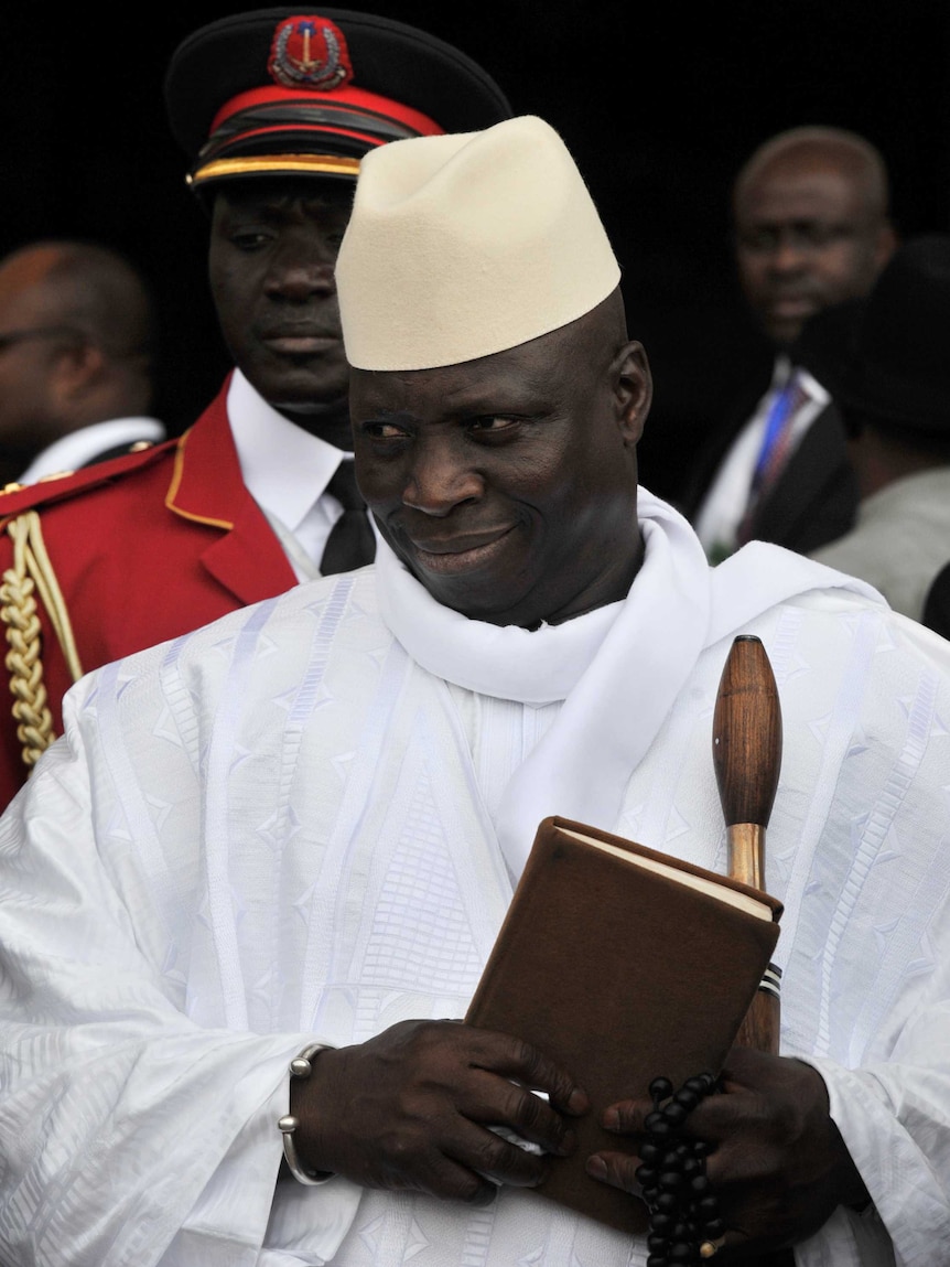 Gambian president Yahya Jammeh