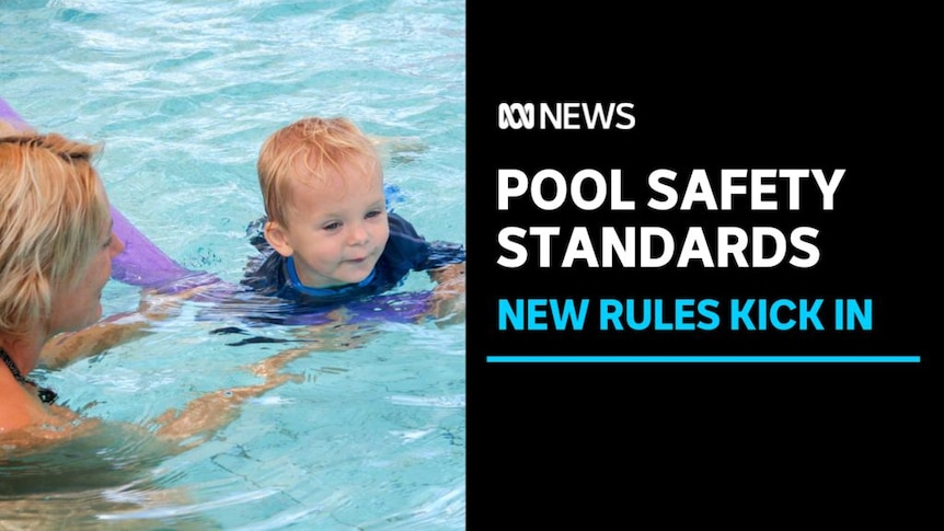 Pool Safety Standards, New Rules Kick In: A baby and a woman in a swimming pool.