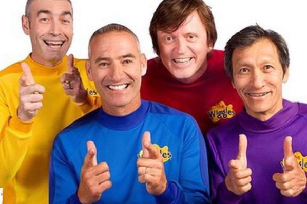 The original line-up of The Wiggles.