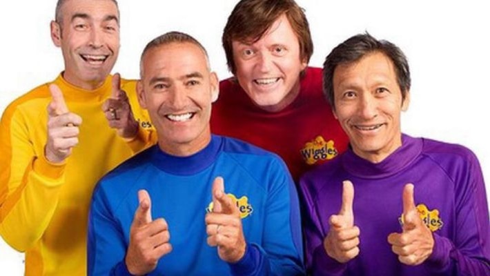 The original line-up of The Wiggles.