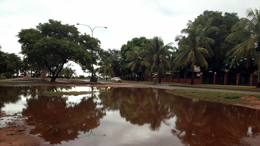 Flooded area in Broome
