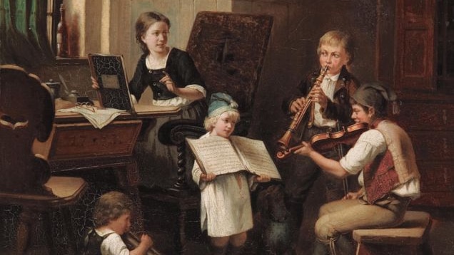 Childrens Concert AGSA Louis Tannert 1881