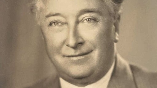 A head and shoulders portrait of Joseph Lyons, former Australian Prime Minister