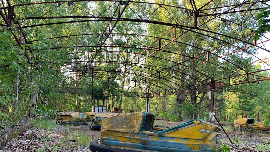 The abandoned Pripyat amusement park