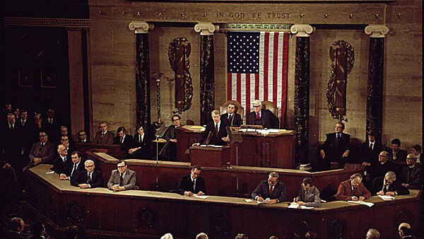 Jimmy Carter delivers State of the Union speech 1978