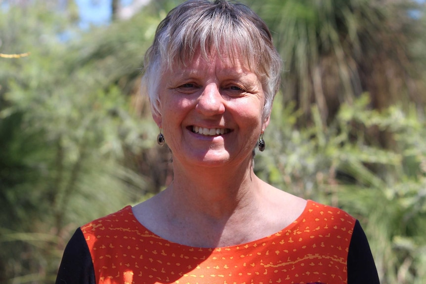 Woman posing in Perth bush