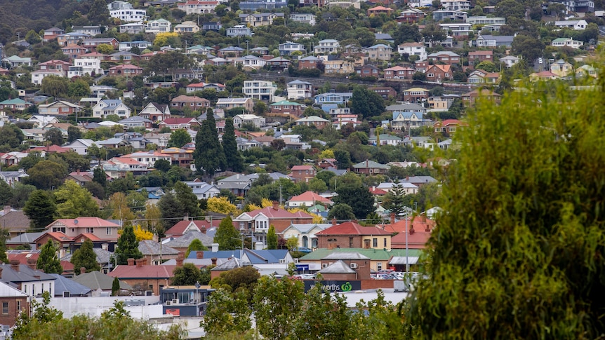 Hobart housing in unidentified suburb.