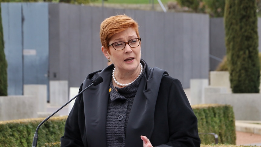 Minister for Foreign Affairs Marise Payne