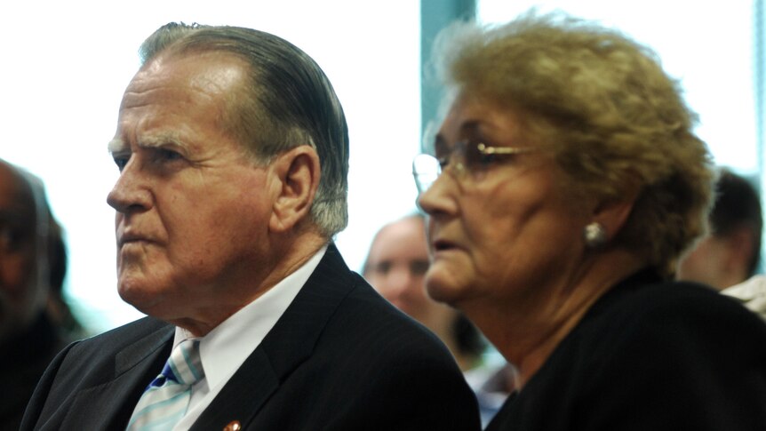 Rev Fred Nile of the Christian Democratic Party at today's NSW state election 2007 legislative council ballot paper draw