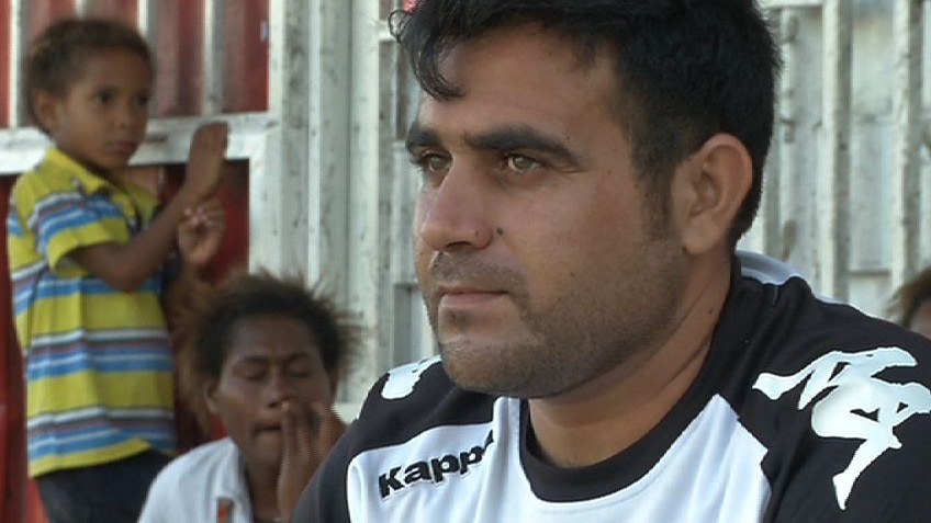 Asylum seeker temporarily resettled on Manus Island