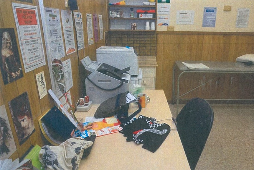 Inside the Hindley Street doctor's surgery where a fatal heroin overdose occured.