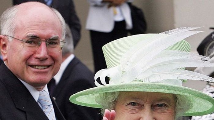 Queen Elizabeth II and John Howard