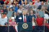 Trump speaks during Fourth of July celebration