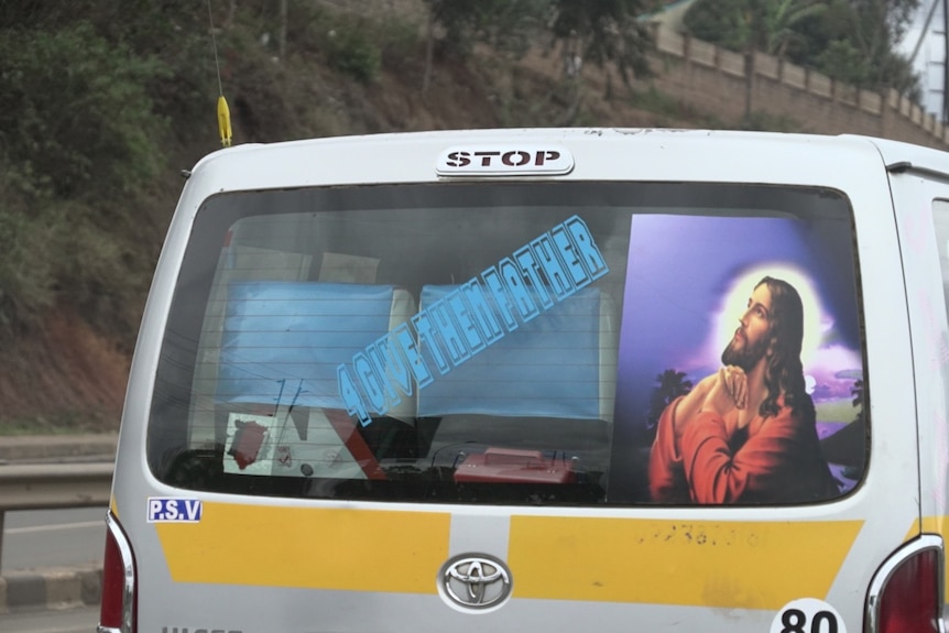 Public bus in Kenya