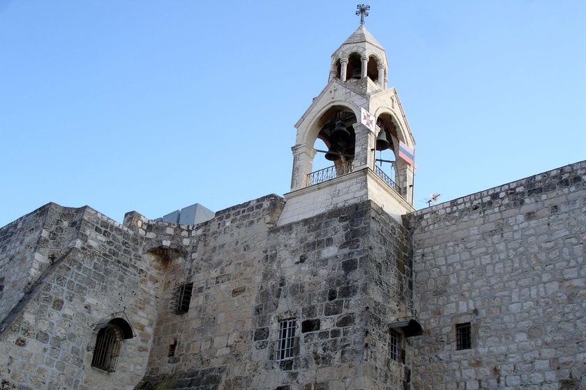 The Church of the Nativity in Bethlehem.