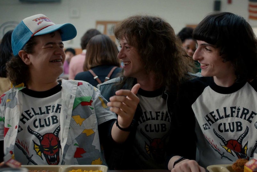 Members of the Hellfire Club in Stranger Things, season 4