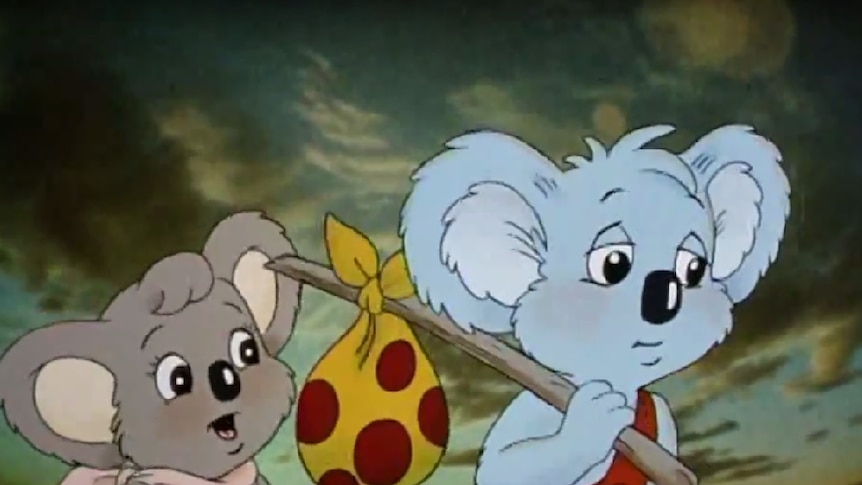 A still from the 90s animated film, Blinky Bill: The Mischievous Koala.