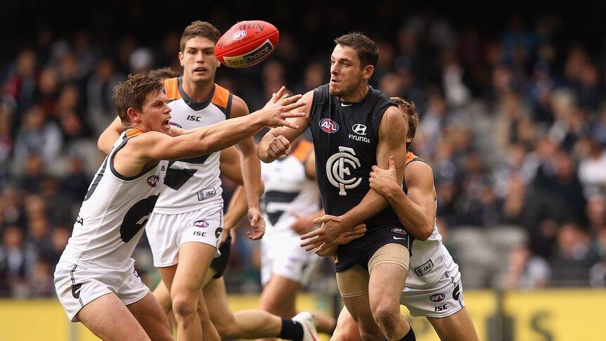 GWS challenged Carlton a half of football but could not run out the game.