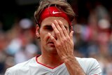 Federer struggles against Gulbis