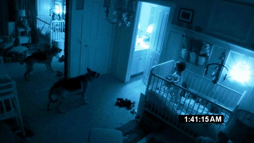 Scene from Paranormal Activity 3