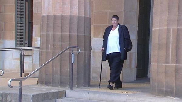 Anne Dalton outside court