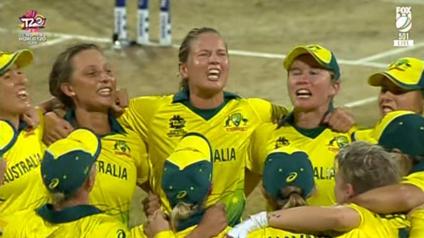 Australia beats England to win women's World T20