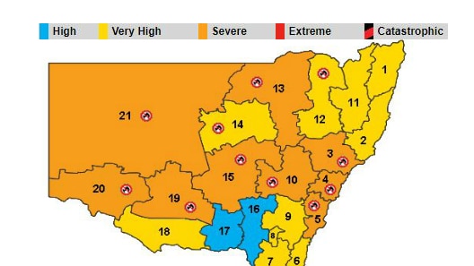 Fire ban mapping.