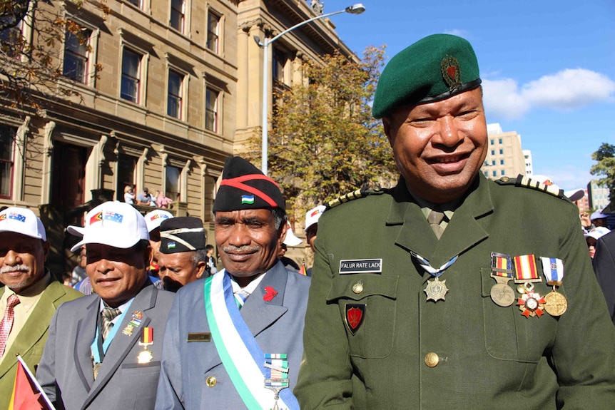 Third in command of the Timorese Defence Forces Colonel Falur