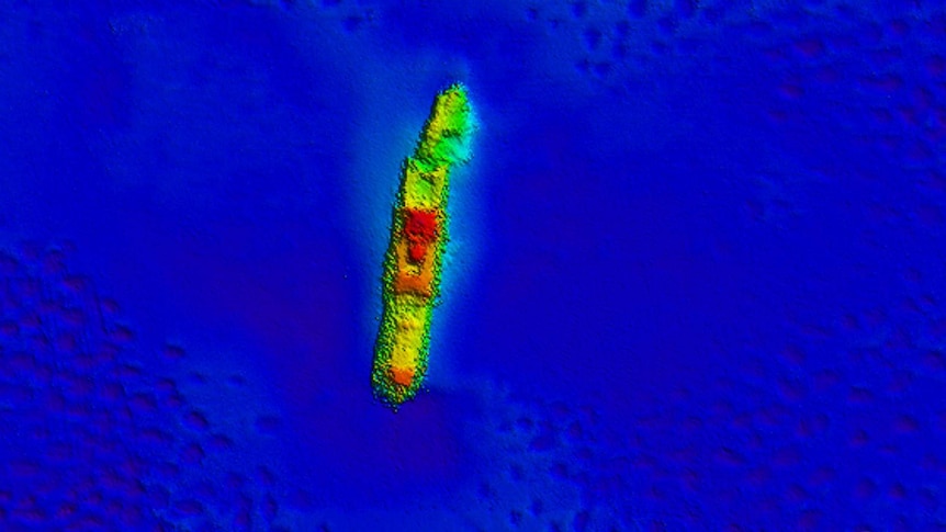 SS Macumba sonar map
