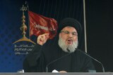 Sayyed Hassan Nasrallah addresses his supporters
