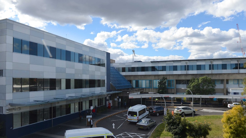 A picture of Westmead Hospital in the western Sydney suburb of Parramatta