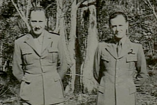 Two Italian prisoners of war, Marrinup, July 29, 1944.