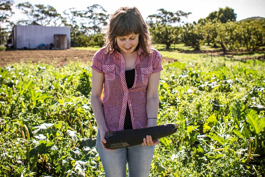 Thea Sukar taking part in event run by Youth Food Movement Australia