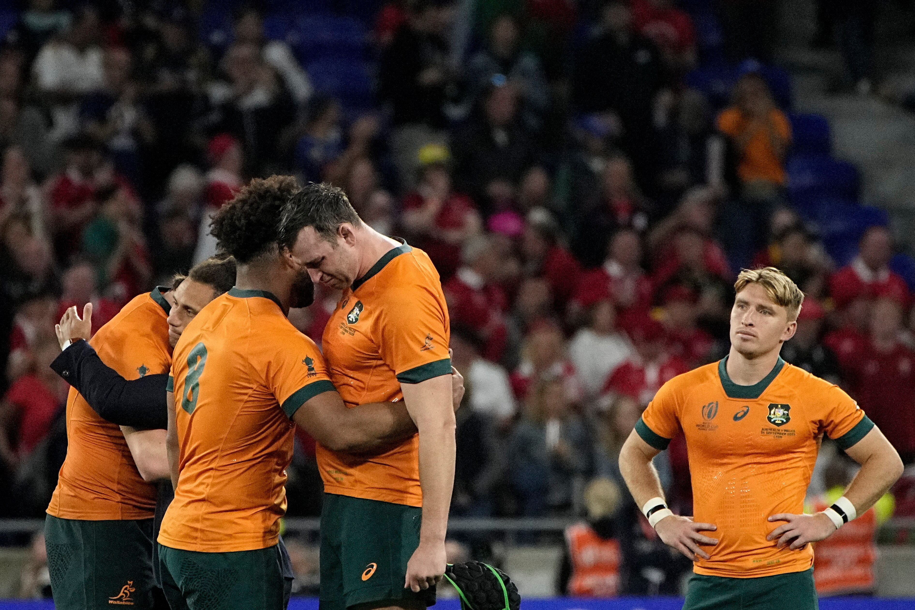 Wallabies Rugby World Cup all but over after 40-6 loss to Wales in Lyon pool match