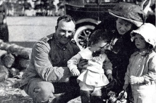 Pompey Elliott and his family