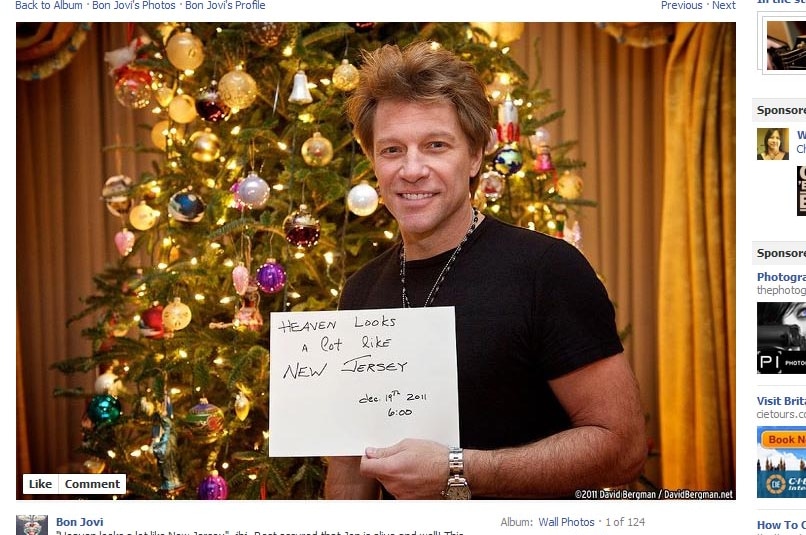 Jon Bon Jovi with Christmas message