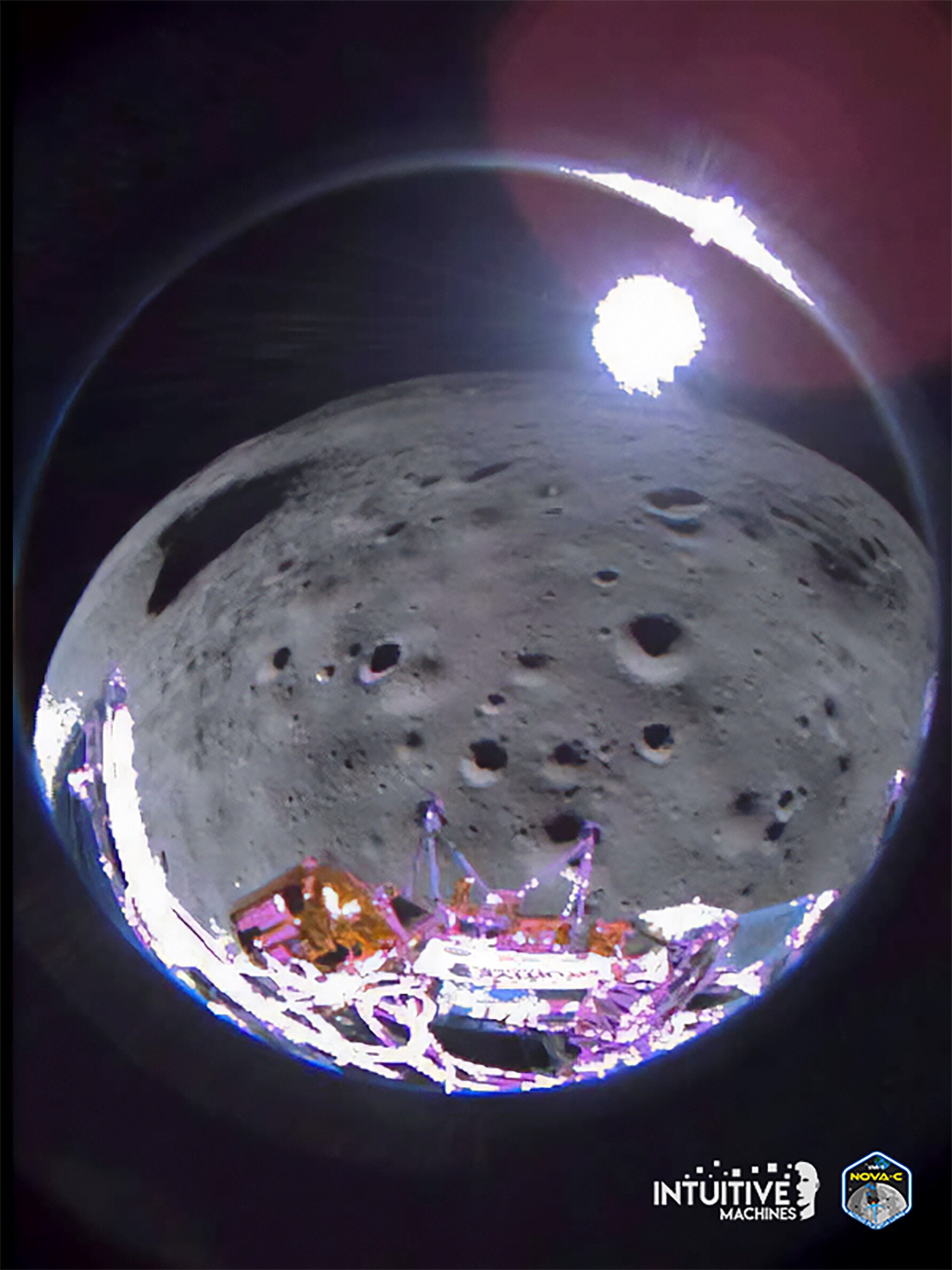 US Odysseus Moon Lander Mission Cut Short After Landing Sideways, Japan ...