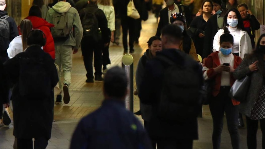 People walking