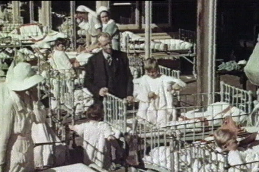 Many children were treated during the Australian polio epidemic in the 1930s.