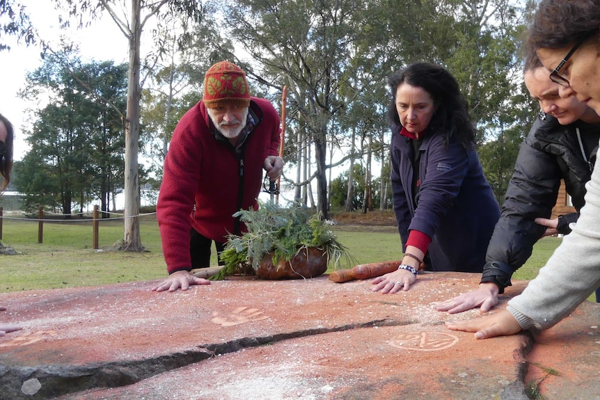 Group of Aboriginals meet for Reconciliation Week.