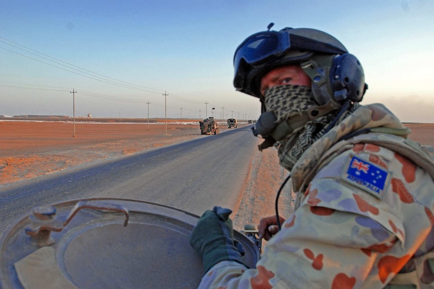 Australian soldier in Irag